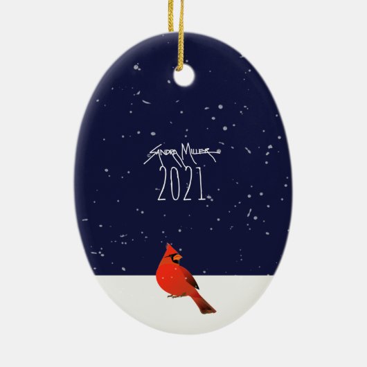 The Celestial Fins Lapphund 2021 Ornament (Achterkant)