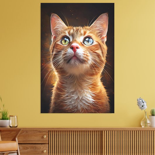 The Celestial Gaze Canvas Afdruk (Insitu (Woonkamer))