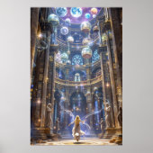 The Celestial Library: Where Magic Meets Knowledge Poster (Voorkant)