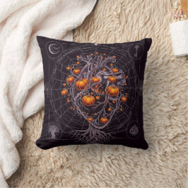 The Celestial Weaver Halloween Throw Pillow Kussen