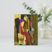 The Cellist by Max Weber (1917) Briefkaart (Staand voorkant)