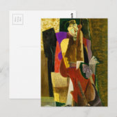 The Cellist by Max Weber (1917) Briefkaart (Voorkant / Achterkant)