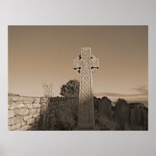 The Celtic Cross - Scotland Poster (Voorkant)