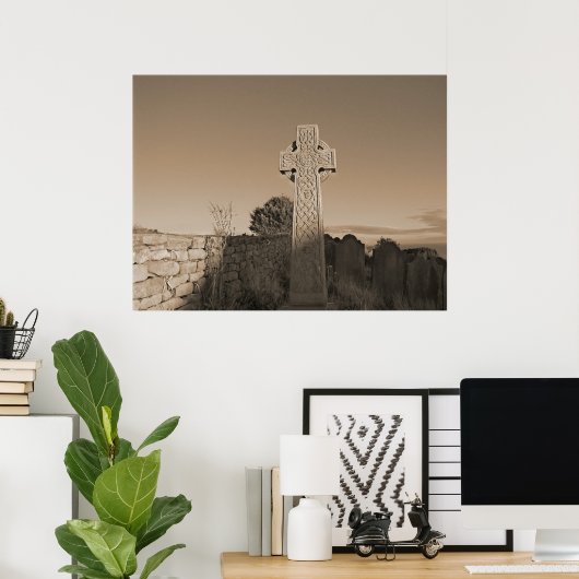 The Celtic Cross - Scotland Poster (Thuiskantoor)