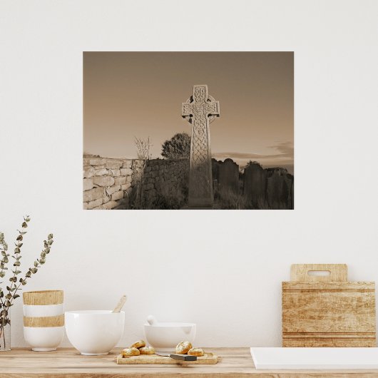 The Celtic Cross - Scotland Poster (Keuken)