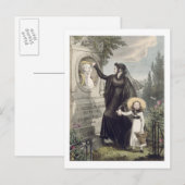 The Cemetery of Pere Lachaise, gedrukt door Charle Briefkaart (Voorkant / Achterkant)