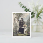 The Cemetery of Pere Lachaise, gedrukt door Charle Briefkaart (Staand voorkant)