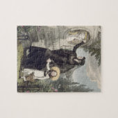 The Cemetery of Pere Lachaise, gedrukt door Charle Legpuzzel (Horizontaal)