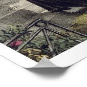 The Cemetery of Pere Lachaise, gedrukt door Charle Poster (Hoek)