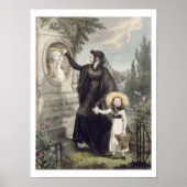 The Cemetery of Pere Lachaise, gedrukt door Charle Poster (Voorkant)