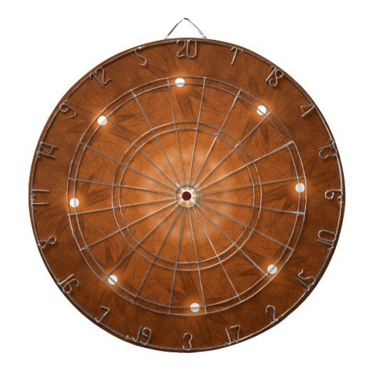 The Central Fire Flower Abstract Dartbord (Voorkant)