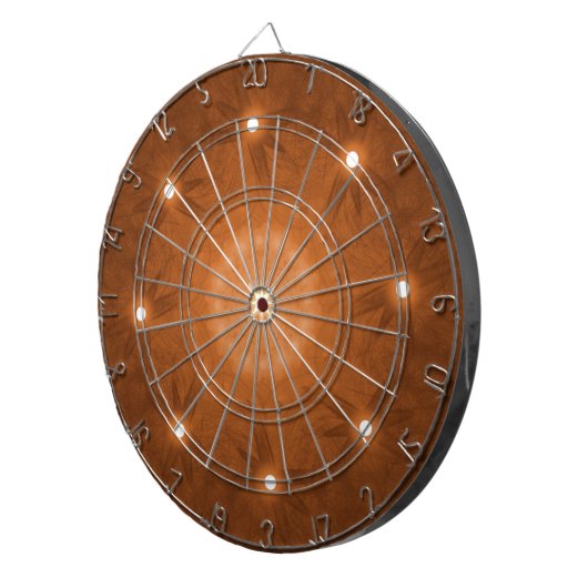 The Central Fire Flower Abstract Dartbord (Voorkant Rechts)