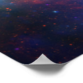 The central region of the Milky Way galaxy Poster (Hoek)