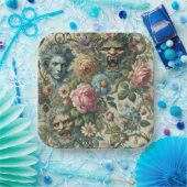 The Cerulean Muse – Gothic Victorian Papieren Bordje (Feest)