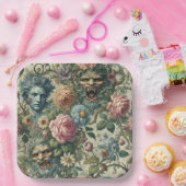 The Cerulean Muse – Gothic Victorian Papieren Bordje (Feest)