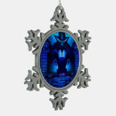 The Chamber of Talidos Pewter Snowflake Ornament (Links)