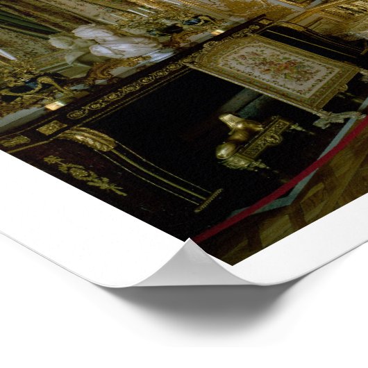 The Chambre de la Reine (Bedroom van koninginnen)  Poster (Hoek)