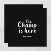 The Champ is Here Fantasy Football & Sport Kaart (Voorkant / Achterkant)