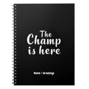 The Champ is Here Fantasy Football & Sport Notitieboek