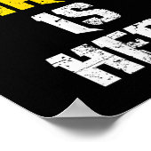 The Champ Is Here Motivational Chamonship Chamon  Poster (Hoek)