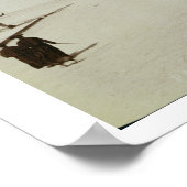 The Champs Elysées, Parijs (foto sepia) Poster (Hoek)