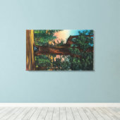 The Chandelier Tree, Underwood Park Canvas Afdruk (Insitu (Houten vloer))