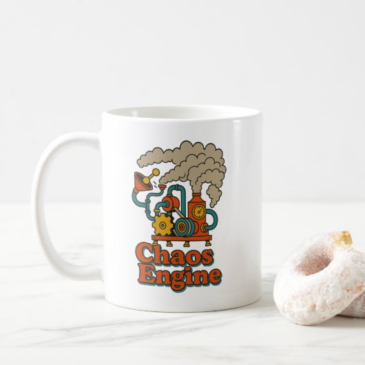 The Chaos Engine Mug Koffiemok (Met donut)