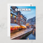 The Charm of the Colmar Christmas market Briefkaart (Voorkant / Achterkant)