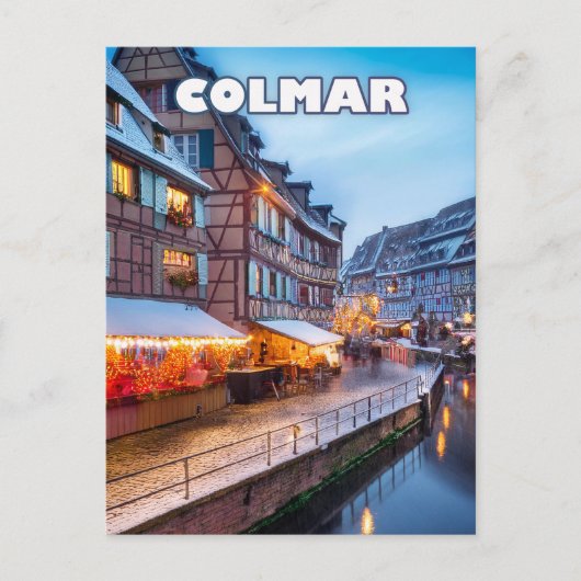 The Charm of the Colmar Christmas market Briefkaart (Voorkant)