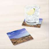 The charming beauty of desert nature under a blue  kartonnen onderzetters (Insitu)