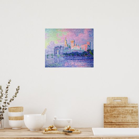 The Chateau des Papes, Avignon, 1900 Poster (Keuken)