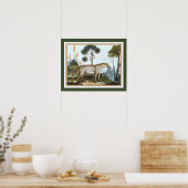 "The Cheetah" 1886 van Aloys Zotl Poster (Keuken)