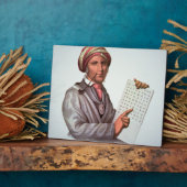 The Cherokee Scholar, Sequoyah (1776-1843) (kleur) Fotoplaat (Zijkant)