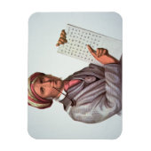 The Cherokee Scholar, Sequoyah (1776-1843) (kleur) Magneet (Verticaal)
