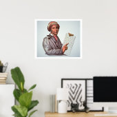 The Cherokee Scholar, Sequoyah (1776-1843) (kleur) Poster (Thuiskantoor)
