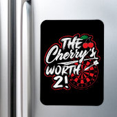The Cherry's Worth 2 - Dart Speler Magneet