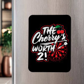 The Cherry's Worth 2 - Dart Speler Magneet