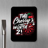 The Cherry's Worth 2 - Dart Speler Magneet