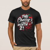The Cherry's Worth 2 - Grappige Dart T-shirt (Voorkant)