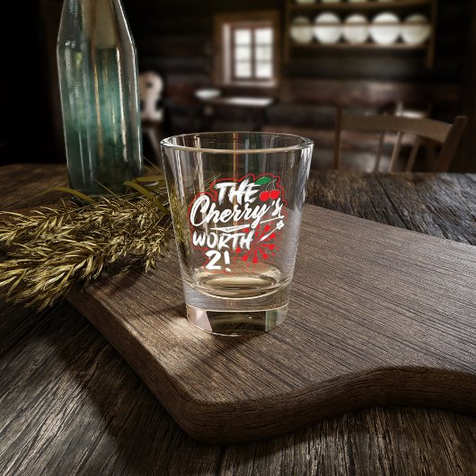 The Cherry's Worth 2 - Grappige darter Shot Glas