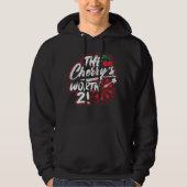 The Cherry's Worth 2 - Grappige dartlegende Hoodie (Voorkant)