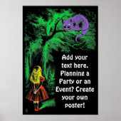 "The Cheshire Cat" uit "Alice in Wonderland" Poster (Voorkant)