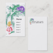 "The Cheshire Cat" uit "Alice in Wonderland" Visitekaartje (Voorkant / Achterkant)