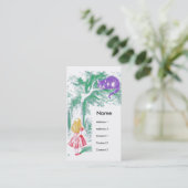 "The Cheshire Cat" uit "Alice in Wonderland" Visitekaartje (Staand voorkant)