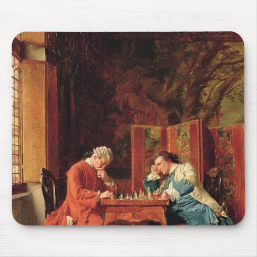 The Chess Players, 1856 Muismat (Voorkant)