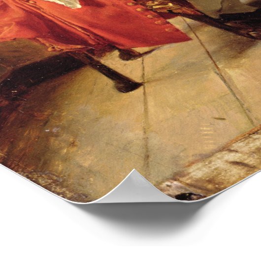 The Chess Players, 1856 Poster (Hoek)