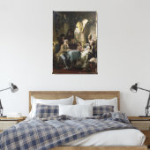 The Chess Players, 1887 2 Canvas Afdruk (Insitu (Slaapkamer))