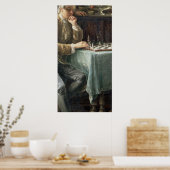 The Chess Players, 1887 Poster (Keuken)