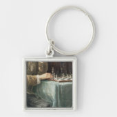 The Chess Players, 1887 Sleutelhanger (Voorkant)