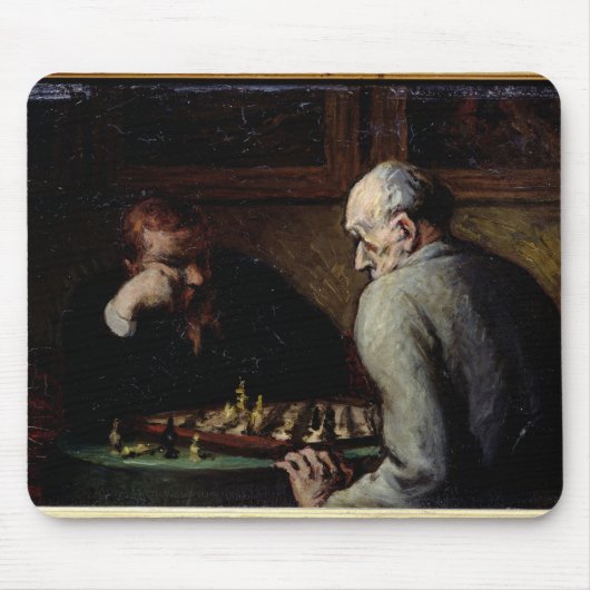 The Chess Players, c.1863-67 Muismat (Voorkant)